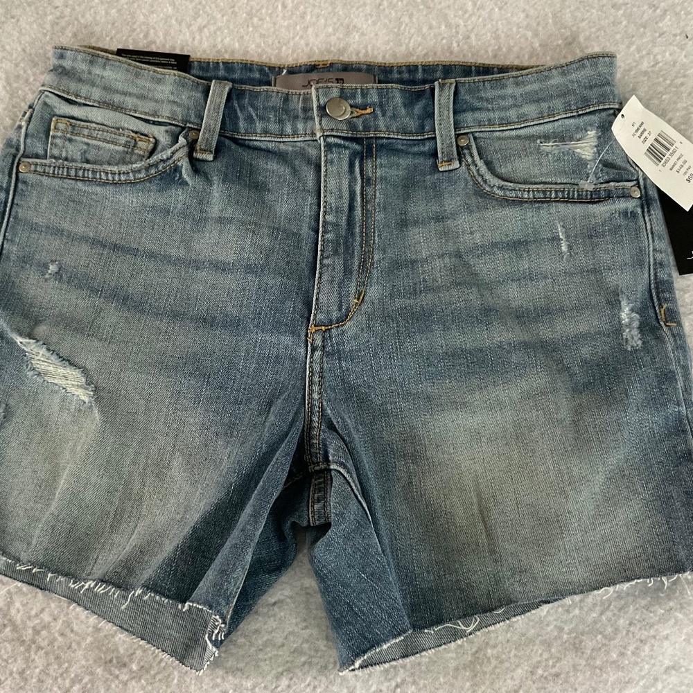 Joe’s Jeans Barrie raw hem Jean Shorts NWT size 27